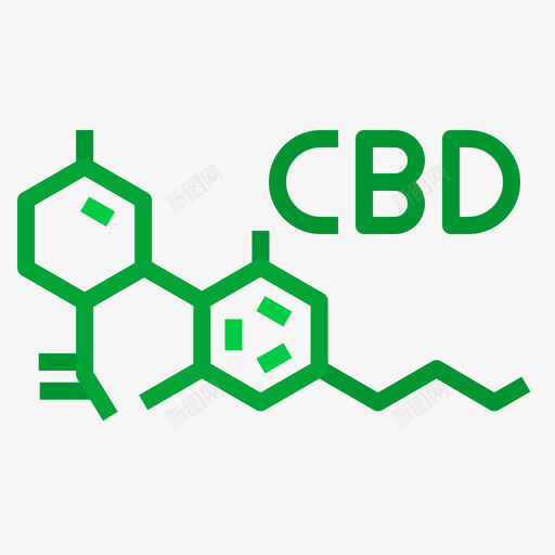 分子大麻11扁平svg_新图网 https://ixintu.com 分子 大麻 扁平