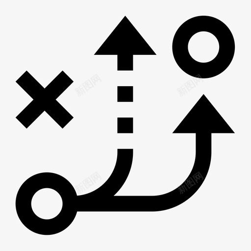 转移路线svg_新图网 https://ixintu.com 转移 路线 线性 扁平 简约 单色
