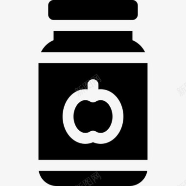 苹果醋营养27填充型图标