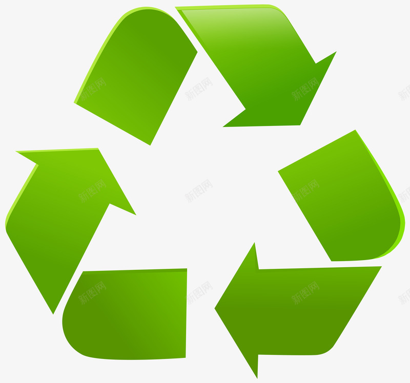环保回收箭头图标png_新图网 https://ixintu.com 环保 回收 箭头 图标