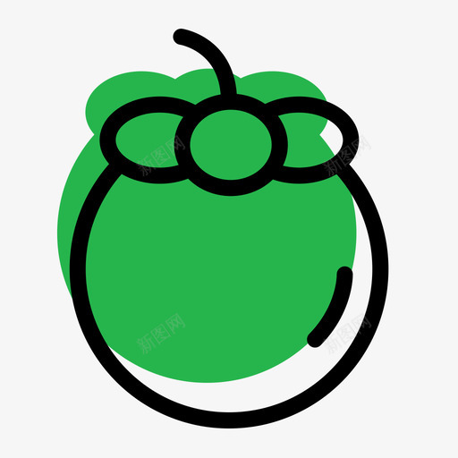 山竹01svg_新图网 https://ixintu.com 山竹