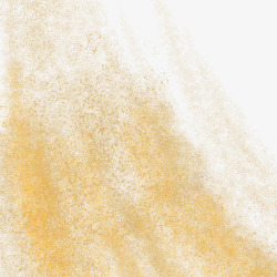 创意金色粉末喷溅笔触式颗粒装饰纹理漂浮素材