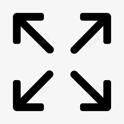 全屏svg_新图网 https://ixintu.com 全屏 字体 图标 修改