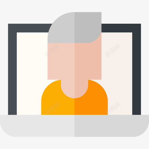 Videocall数字学习10扁平svg_新图网 https://ixintu.com 数字 学习 扁平