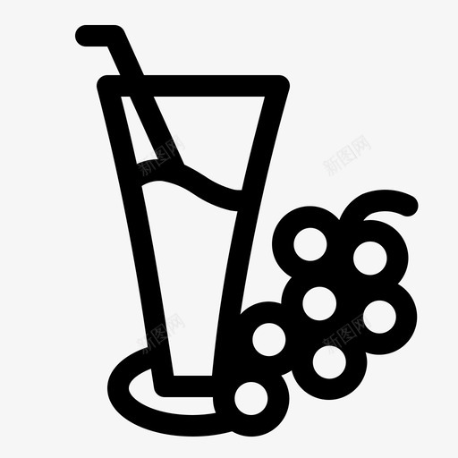 葡萄汁饮料玻璃杯svg_新图网 https://ixintu.com 饮料 葡萄汁 玻璃杯 提纲