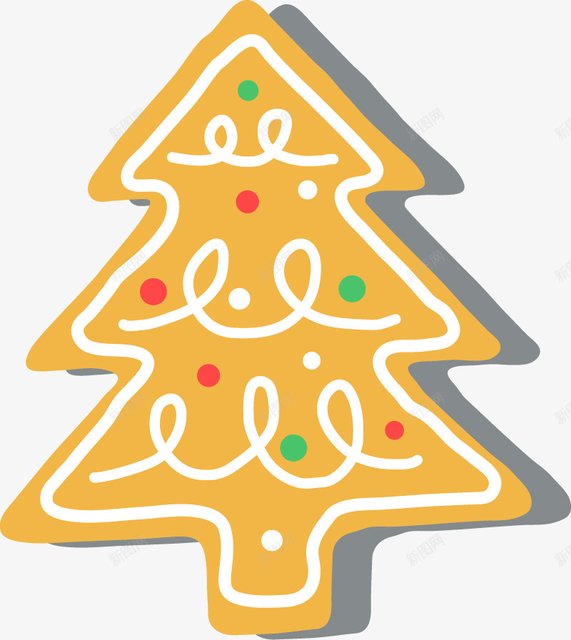 曲奇饼干风格圣诞树png免抠素材_新图网 https://ixintu.com 曲奇 饼干 风格 圣诞树