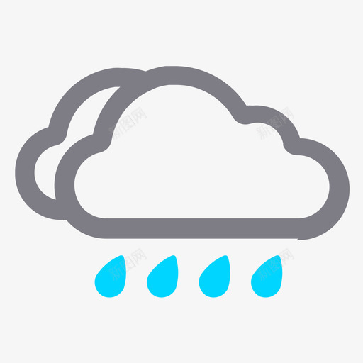 icons大雨svg_新图网 https://ixintu.com 大雨