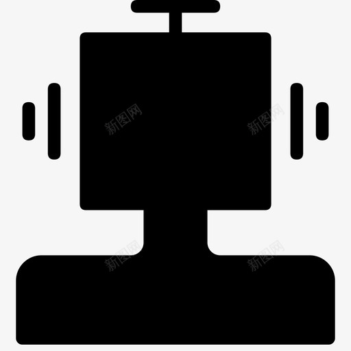浅蓝机器人svg_新图网 https://ixintu.com 浅蓝 机器人