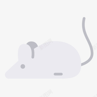 老鼠宠物10扁平图标