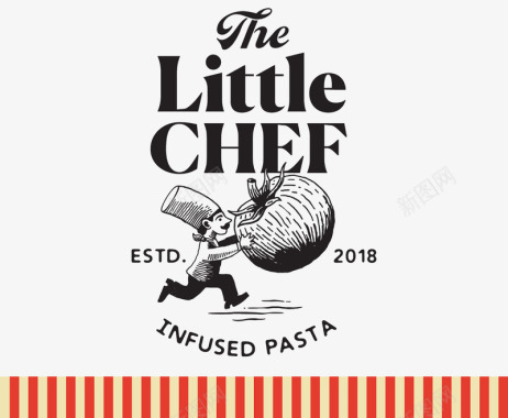 TheLittleChef意大利面包装设计图标