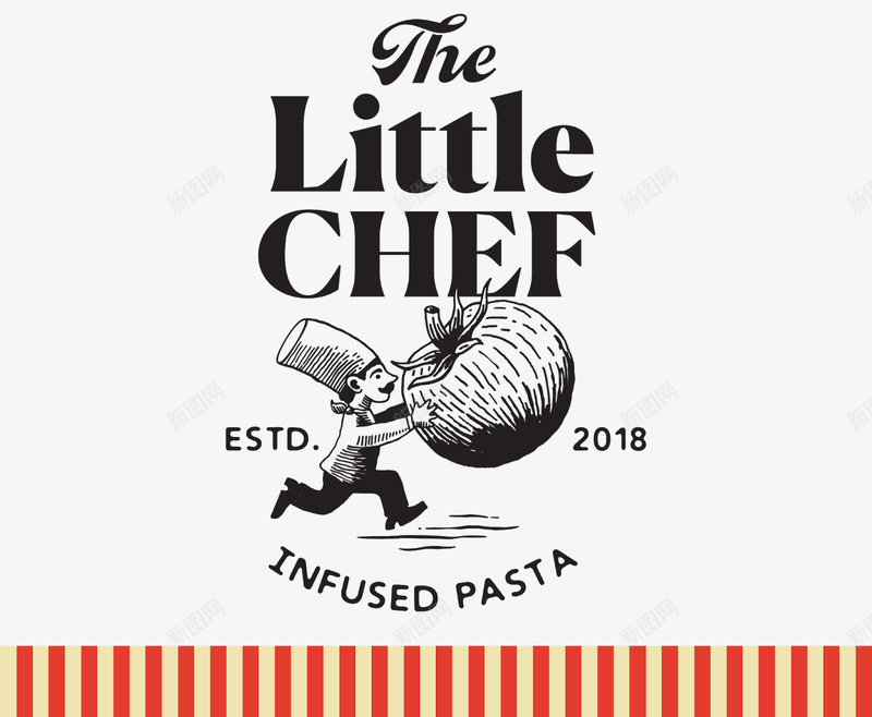 TheLittleChef意大利面包装设计png_新图网 https://ixintu.com 意大利 包装设计