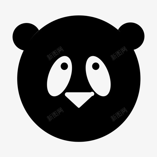 动物svg_新图网 https://ixintu.com 动物 填充 简约 可爱 单色