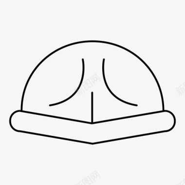 头盔建筑安全帽图标