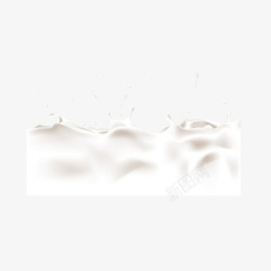 牛奶乳胶白色液体素材