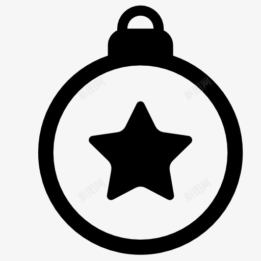 圣诞树彩球图标iconcompng_新图网 https://ixintu.com 圣诞树 彩球 图标