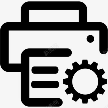 115打印设置图标