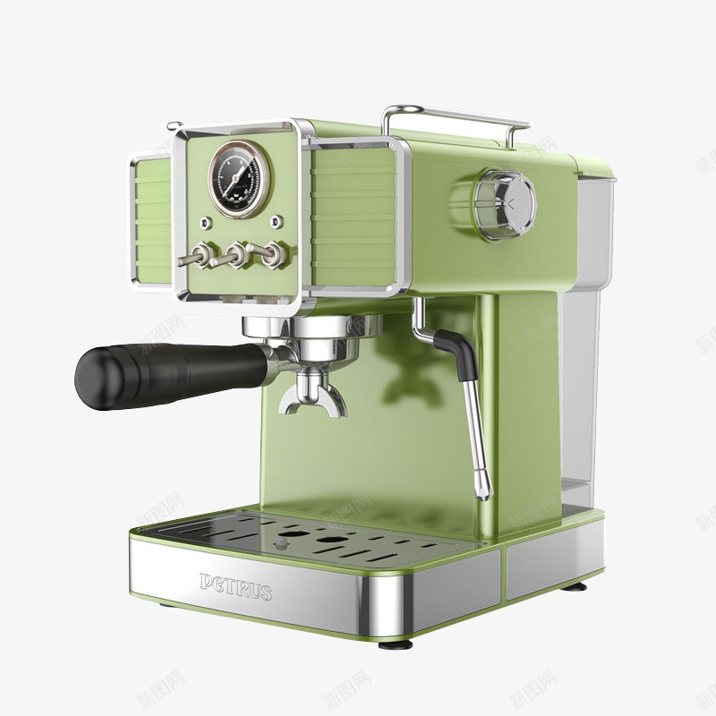 柏翠PE3690意式浓缩半自动专业咖啡机复古小型迷png_新图网 https://ixintu.com 柏翠 意式 浓缩 半自动 专业 咖啡机 复古 小型