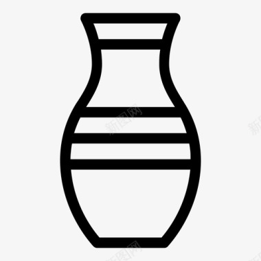 花瓶埃及罐子图标