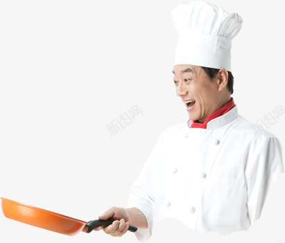 正在炒菜大笑的男厨师png免抠素材_新图网 https://ixintu.com 正在 炒菜 大笑 厨师