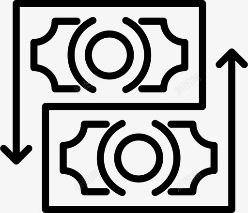 货币兑换器资产现金svg_新图网 https://ixintu.com 货币 兑换 资产 现金 商业 金融