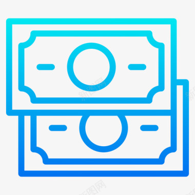 金钱商业501梯度图标
