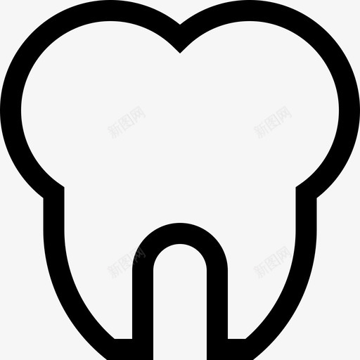 牙齿牙齿护理38线性svg_新图网 https://ixintu.com 牙齿 护理 线性