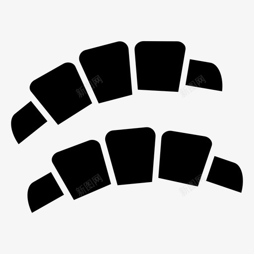 牛角包面包店咖啡馆svg_新图网 https://ixintu.com 咖啡馆 牛角 面包店