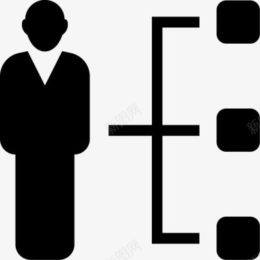 人才招聘管理图标