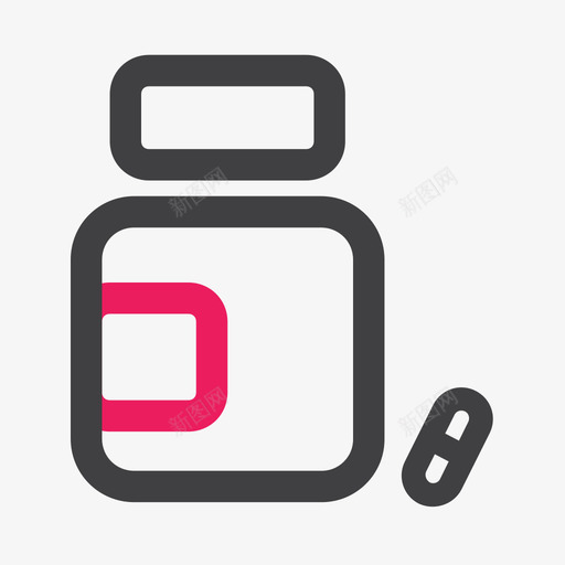 red宠物药品svg_新图网 https://ixintu.com 宠物 药品