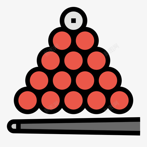 斯诺克88号吧台线性颜色svg_新图网 https://ixintu.com 斯诺克 吧台 线性 颜色