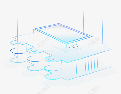 FPGA云服务器png免抠素材_新图网 https://ixintu.com 服务器