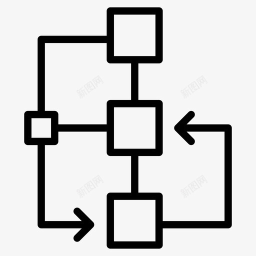 流程图图表计划svg_新图网 https://ixintu.com 启动 流程图 图表 计划 战略 业务 线图 图示