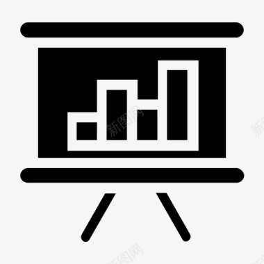 业务展示板数据分析图形表示图标