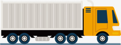 卡车运输发货素材