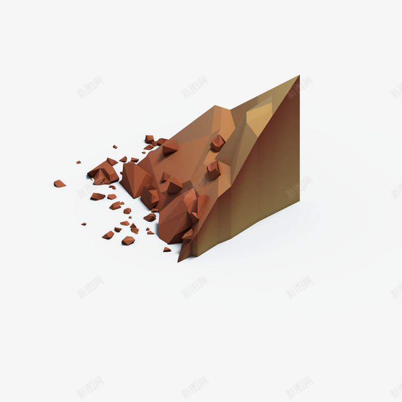C4D陆地海洋3D立体模型png免抠素材_新图网 https://ixintu.com 陆地 海洋 立体 模型