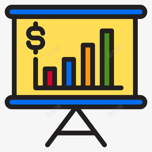 条形图商业和金融119线性颜色svg_新图网 https://ixintu.com 条形图 商业 金融 线性 颜色