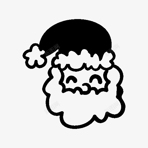圣诞老人图标iconcompng_新图网 https://ixintu.com 圣诞老人 图标