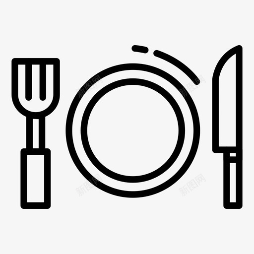 盘子餐具餐具图像svg_新图网 https://ixintu.com 餐具 盘子 图像