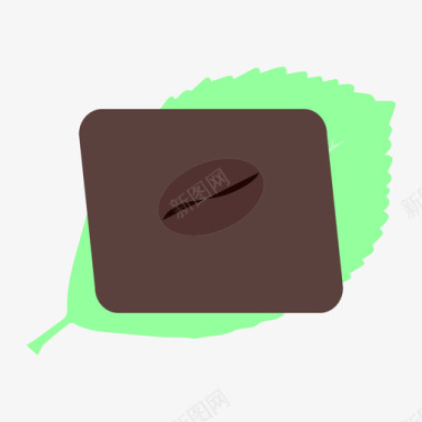 巧克力饼图标