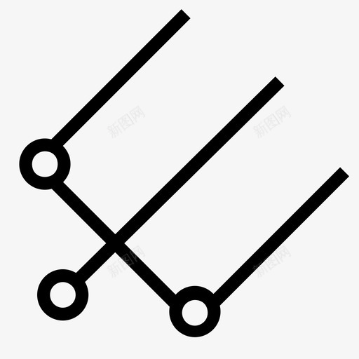 分叉线svg_新图网 https://ixintu.com 分叉