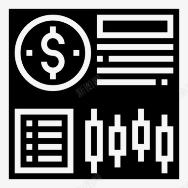 分析经济金融图标