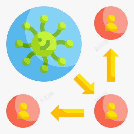 传播病毒传播23平坦svg_新图网 https://ixintu.com 传播 病毒 平坦