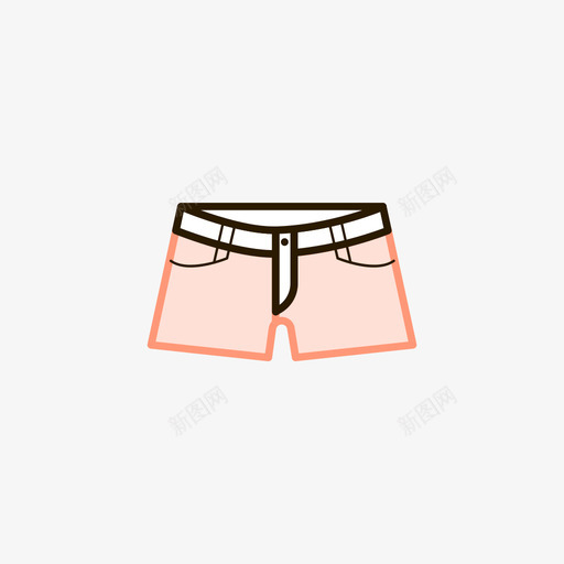 超短裤svg_新图网 https://ixintu.com 超短 短裤