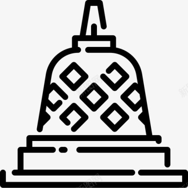 婆罗浮屠布哈印度尼西亚图标
