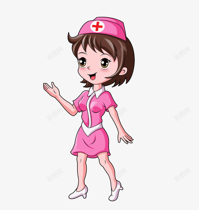 卡通护士1png免抠素材_新图网 https://ixintu.com 卡通 护士