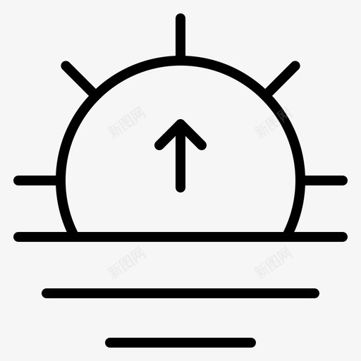 大自然太阳日出svg_新图网 https://ixintu.com 大自然 太阳 太阳日 日出 天气