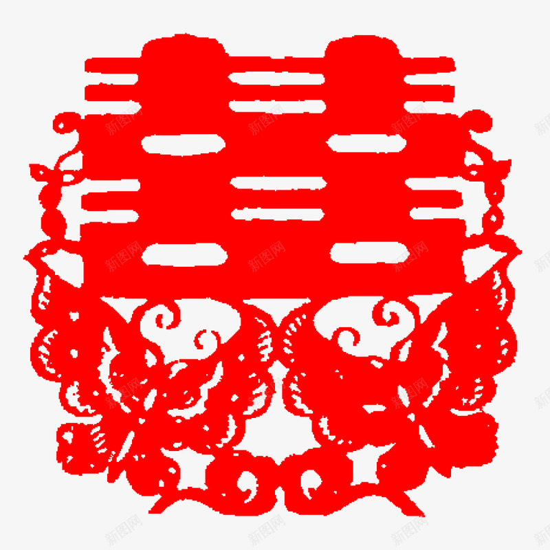 中国剪纸窗花png免抠素材_新图网 https://ixintu.com 中国 剪纸 窗花