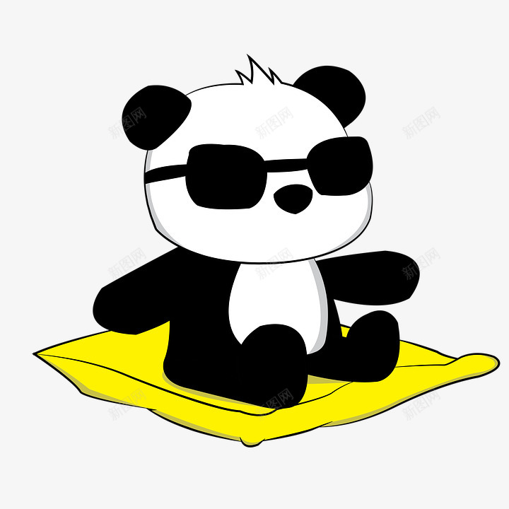漫画字符可爱搞笑快乐图孩子熊猫png免抠素材_新图网 https://ixintu.com 漫画 字符 可爱 搞笑 快乐 孩子 熊猫