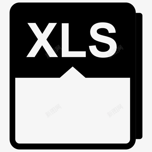 XLS格式svg_新图网 https://ixintu.com 格式 填充 线性 扁平 单色 简约 精美 圆润