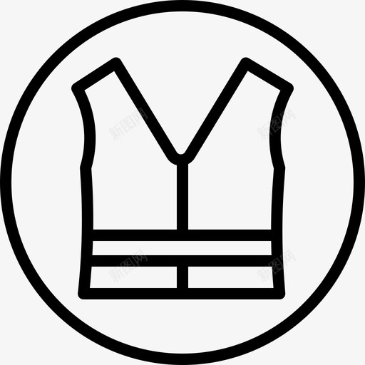 马甲时装服装svg_新图网 https://ixintu.com 马甲 时装 服装 夹克 安全